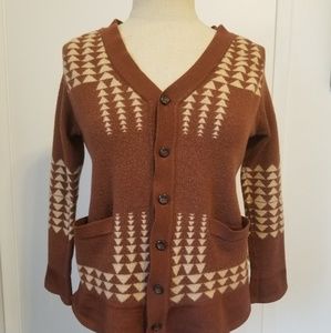 Pendleton Wool V-Neck Cardigan
